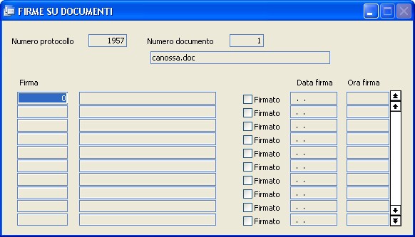 maschera firme documenti